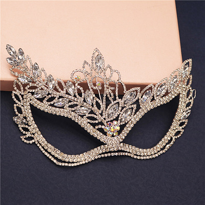 Crystal Rhinestone Face Mask HULI-PW0002-018-1