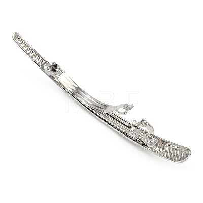 Alloy with Iron Clip Hair Barrettes PHAR-G014-05B-P-1