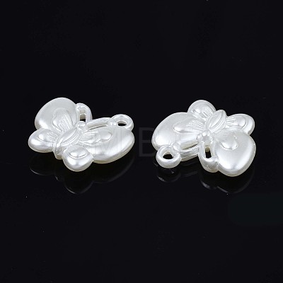 Acrylic Imitation Pearl Pendants OACR-N134-007-1