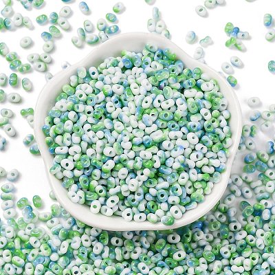 Baking Paint Glass Seed Beads SEED-C003-01B-1