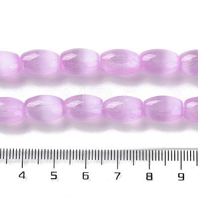 Macaron Color Natural Selenite Beads Strands G-B102-A01-04-1