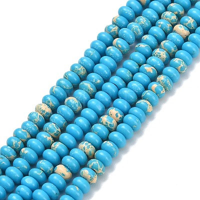 Synthetic Imperial Jasper Beads Strands G-L635-A09-4x2mm-03-1