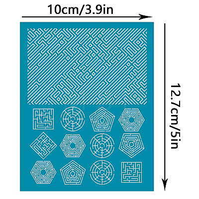 Silk Screen Printing Stencil DIY-WH0341-178-1