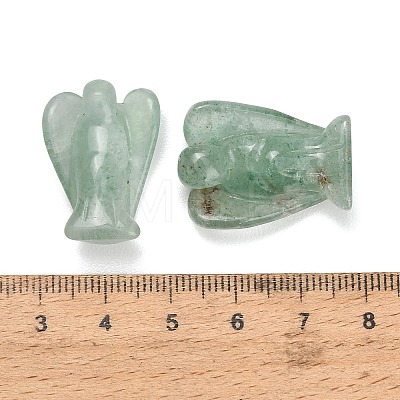Natural Green Aventurine Gemstone Carved Angle Figurines GG-CBA8396-A11-1
