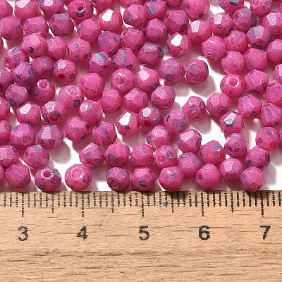 Baking Paint Glass Seed Beads SEED-A032-02A-15-1