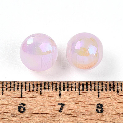 Electroplate Pearlized Glass Pearl Beads EGLA-T021-14C-09-1