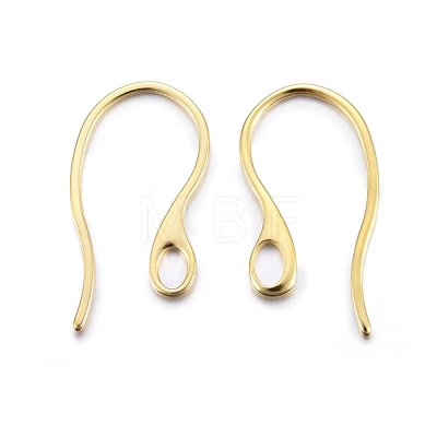 304 Stainless Steel Earring Hooks STAS-O110-19G-1