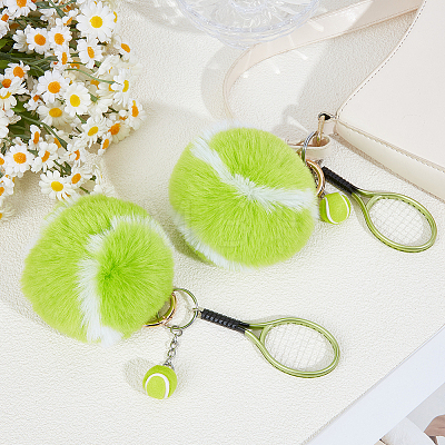 Polyester Pendant Decorations AJEW-WH20020-617E-1