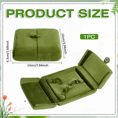 Velvet Jewelry Packing Boxes Bangle CON-WH0110-326A-1