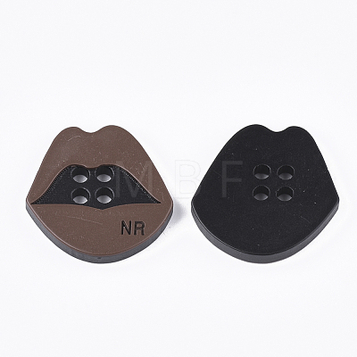 4-Hole Resin Buttons RESI-S377-22B-1