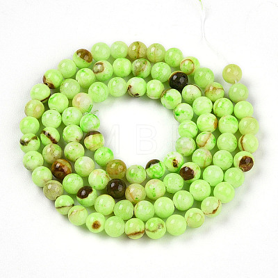 Natural Persian Jade Beads Strands G-A255-A02-04B-1