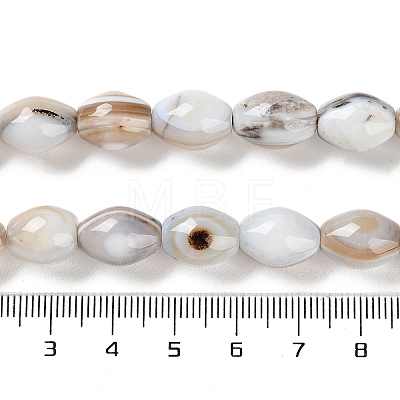 Natural Eye Agate Beads Strands G-NH0019-D01-01-1