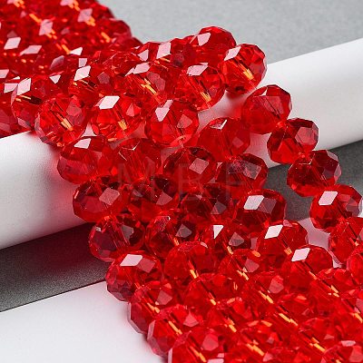 Glass Beads Strands GR12MMY-47L-1