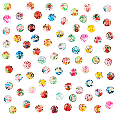 Glass Cabochons GGLA-PH0006-06C-1