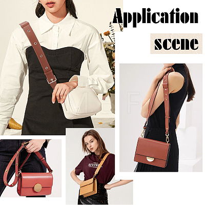 Imitation Leather Bag Strap FIND-WH0040-10B-1