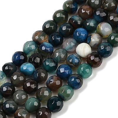 Natural Agate Beads Strands G-C082-A01-25-1