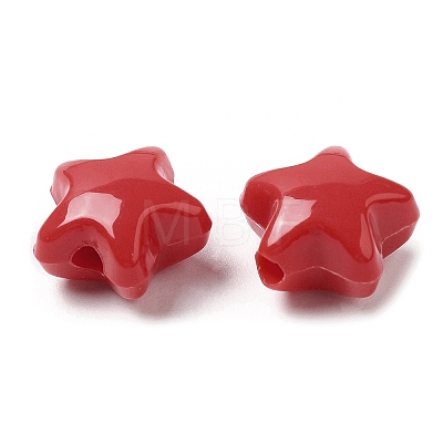 Opaque Acrylic Beads OACR-C016-30G-1