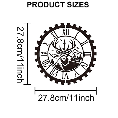 MAYJOYDIY US 1Pc PET Hollow Out Drawing Painting Stencils DIY-MA0004-53B-1