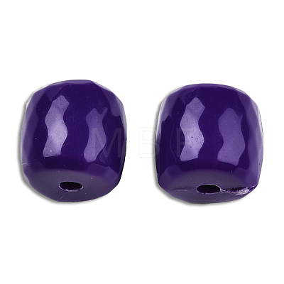 Opaque Acrylic Beads SACR-N017-05B-1