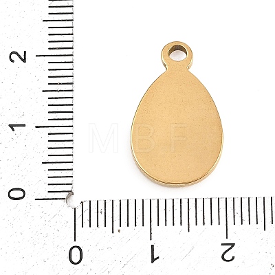 304 Stainless Steel Pendant Cabochon Settings STAS-D264-08B-G-1