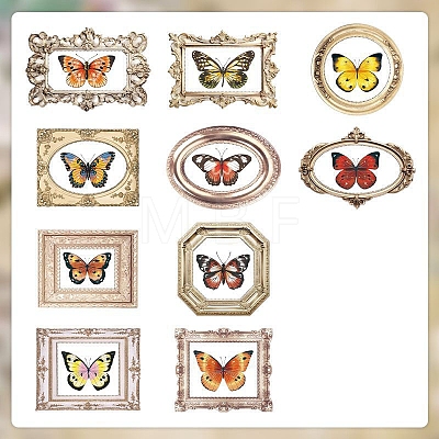 10pcs Butterfly Retro Scrapbook Paper PW-WGC9C44-02-1