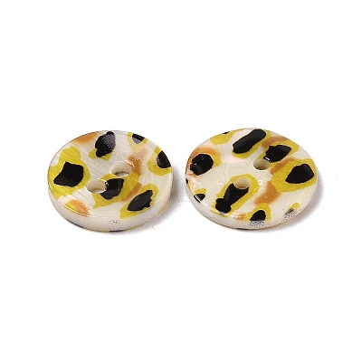 2-Hole Freshwater Shell Buttons SHEL-A004-01H-1