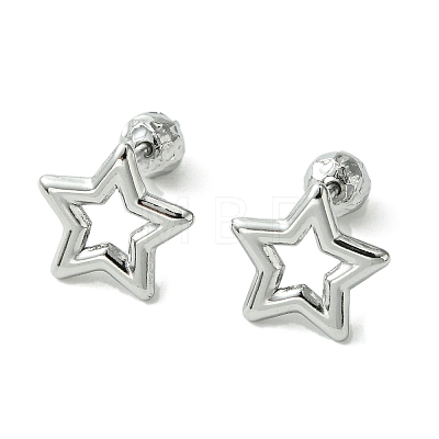 Non-Tarnish 304 Stainless Steel Ear Studs EJEW-Q801-06P-1