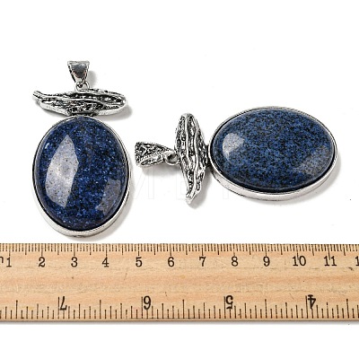 Natural Lapis Lazuli Big Pendants G-Z050-09B-1