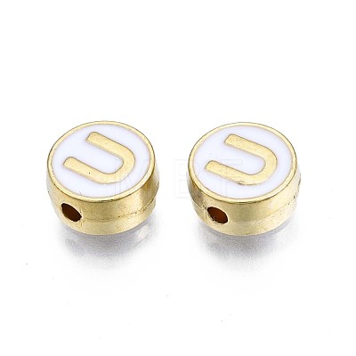 Alloy Enamel Beads ENAM-N052-006-01U-RS-1