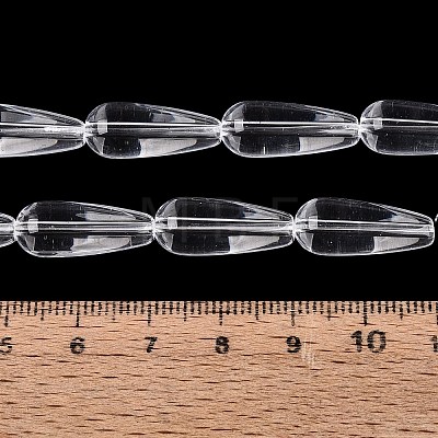 Transparent Glass Beads Strands GLAA-Q113-03A-A01-1