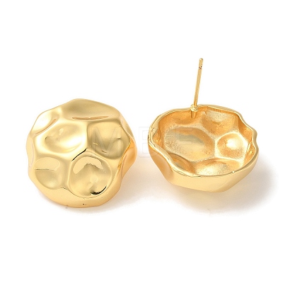 Rack Plating Brass Stud Earrings EJEW-B062-19G-1