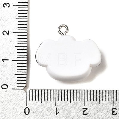 Opaque Resin Pendants RESI-V003-03D-1