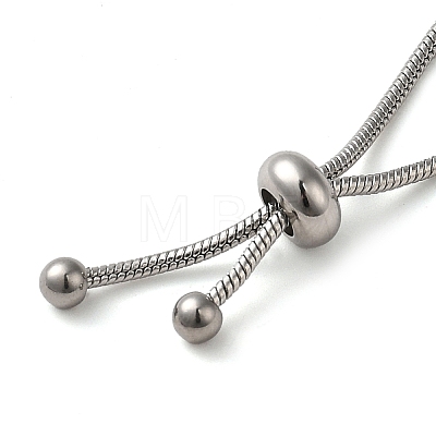 Adjustable 304 Stainless Steel Bracelet Making STAS-G169-02P-A-1