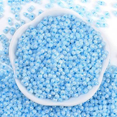 Lustered Glass Seed Beads X1-SEED-K010-04B-1
