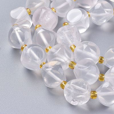 Natural Quartz Crystal Beads Strands G-A030-B17-10mm-1