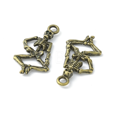 Punk Alloy Pendants LS-EA8768Y-AB-1
