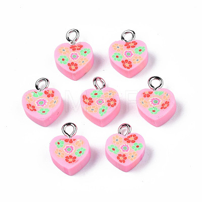 Handmade Polymer Clay Charms CLAY-N006-46B-1