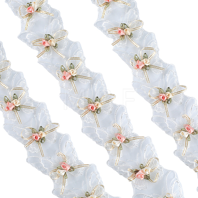 1 Yard Polyester Lace Trims SENE-CY0001-03-1