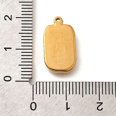 304 Stainless Steel Pendants STAS-D288-02G-1