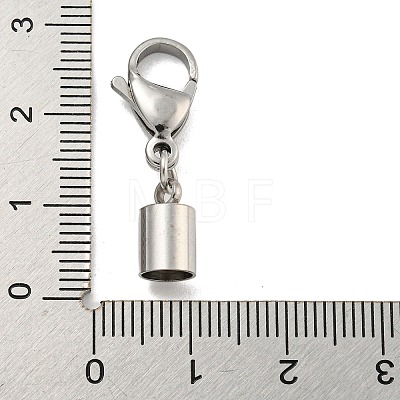 Tarnish Resistant 304 Stainless Steel Cord Ends STAS-K273-07A-P-1