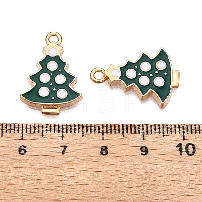 Christmas Theme Alloy Enamel Pendants ENAM-T020-10H-1