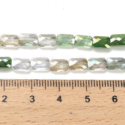 Electroplate Glass Beads Strands EGLA-P068-01A-07-1
