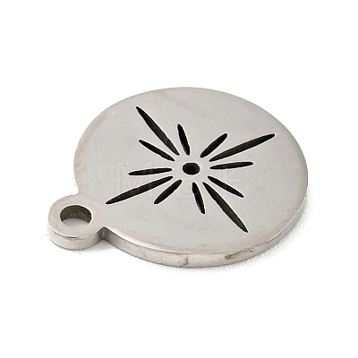 Non-Tarnish 201 Stainless Steel Pendants STAS-E015-07P-1