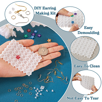 DIY Earring Making Kits DIY-TA0004-76-1