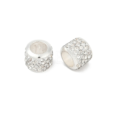 Alloy Rhinestone Clay Pave Beads ALRI-D300-01S-01-1