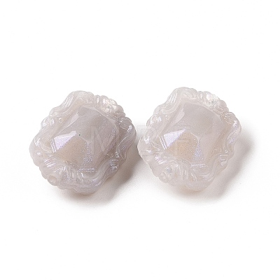Opaque Acrylic Beads X-OACR-E015-07-1