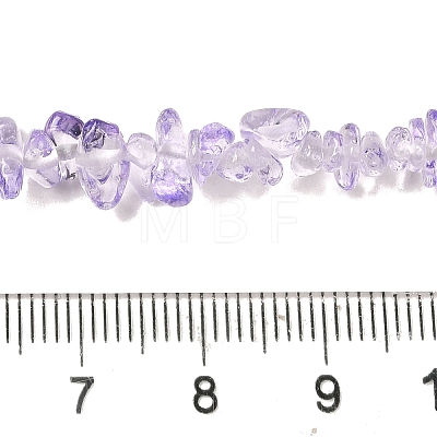 Transparent Glass Beads Strands GLAA-P060-01C-20-1