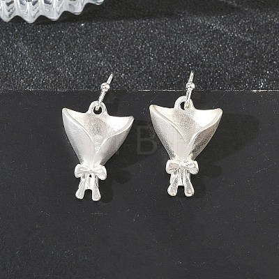 Bouquet Alloy Dangle & Drop Earrings AL-CBA4A23-01S-1