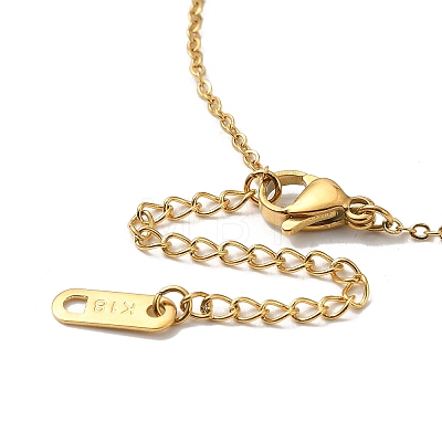 304 Stainless Steel Envelope Locket Necklaces NJEW-H024-04G-01-1