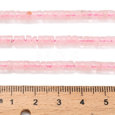 Natural Rose Quartz Beads Strands G-Z110-A21-2x4mm-1